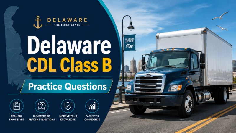 Driving License Class B (CDL) Exam – U.S. Delaware