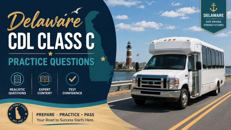 Driving License Class C (CDL) Exam – U.S. Delaware