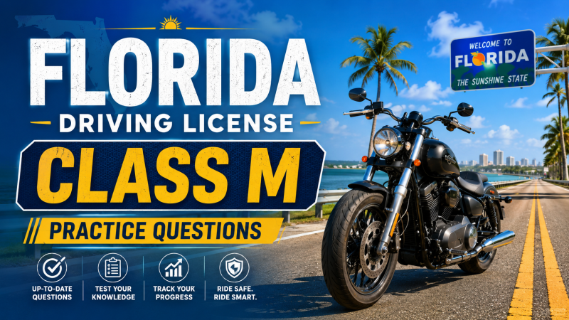 Motorcycle License and Endorsement Exam – U.S. Florida