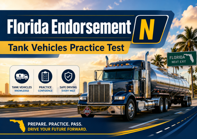CDL Tank Vehicle (N) Endorsement Exam – U.S. Florida