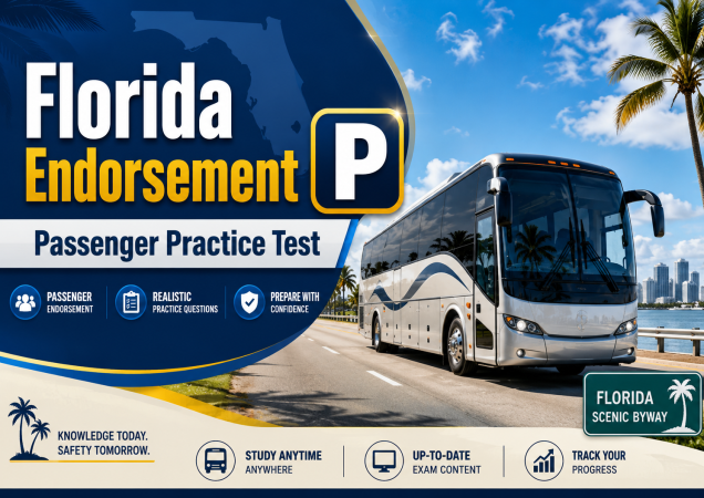 CDL Passenger Vehicle (P) Endorsement Exam – U.S. Florida