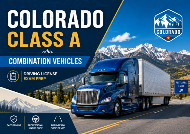 Driving License Class A (CDL) Exam – U.S. Colorado