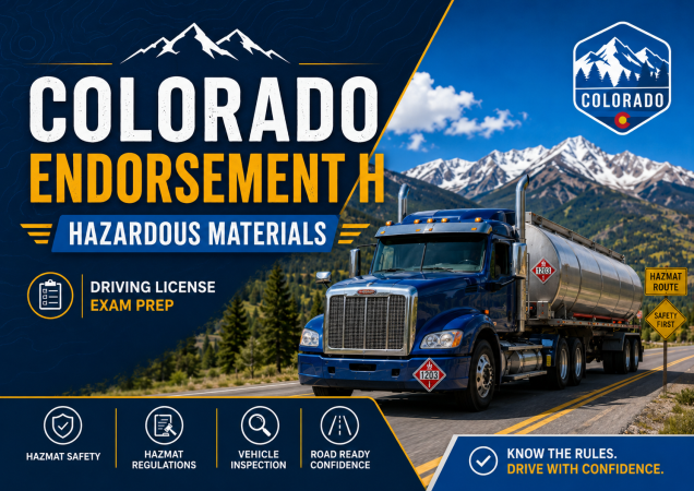 CDL Hazardous Materials (H) Endorsement Exam – U.S. Colorado