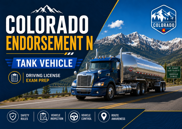CDL Tank Vehicle (N) Endorsement Exam – U.S. Colorado