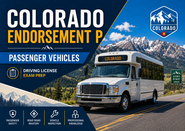 CDL Passenger Vehicle (P) Endorsement Exam – U.S. Colorado