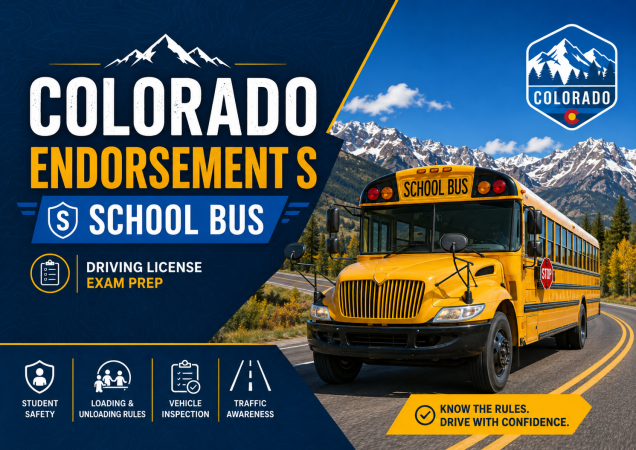 CDL School Bus (S) Endorsement Exam – U.S. Colorado